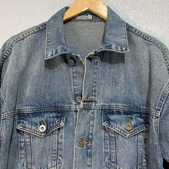 Carmar Classic Oversized Denim Jacket Medium Wash - Picture 3 of 10